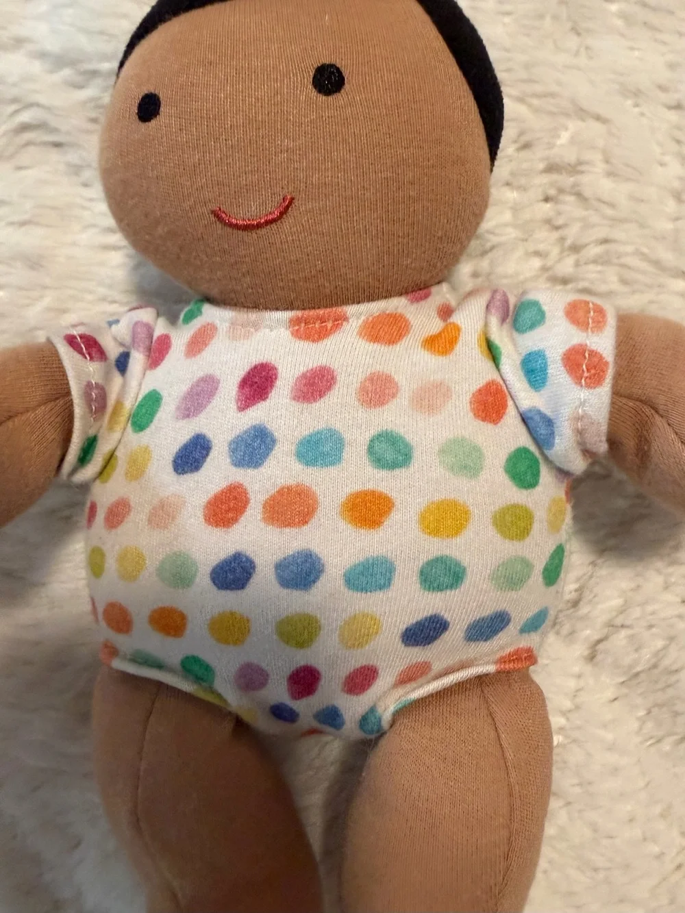 Lovevery organic cotton baby doll from the Lovevery The Thinker Play Kit Cuddly